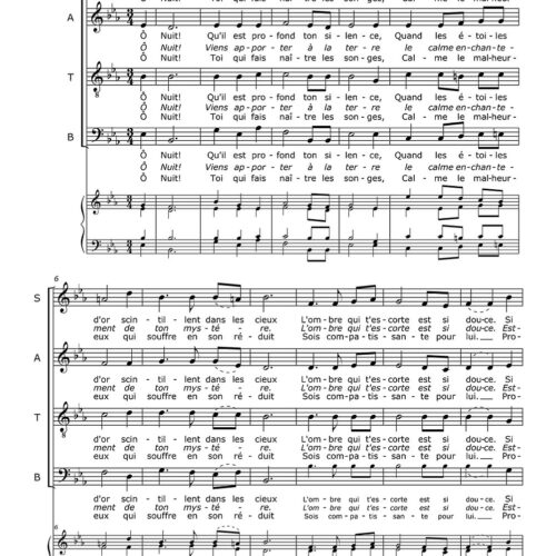 Ô Nuit! - Rameau Jean-Philippe