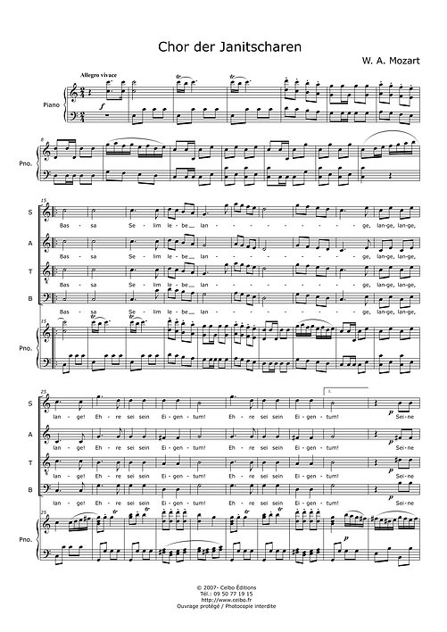 6 Notturni - Mozart Wolfgang Amadeus