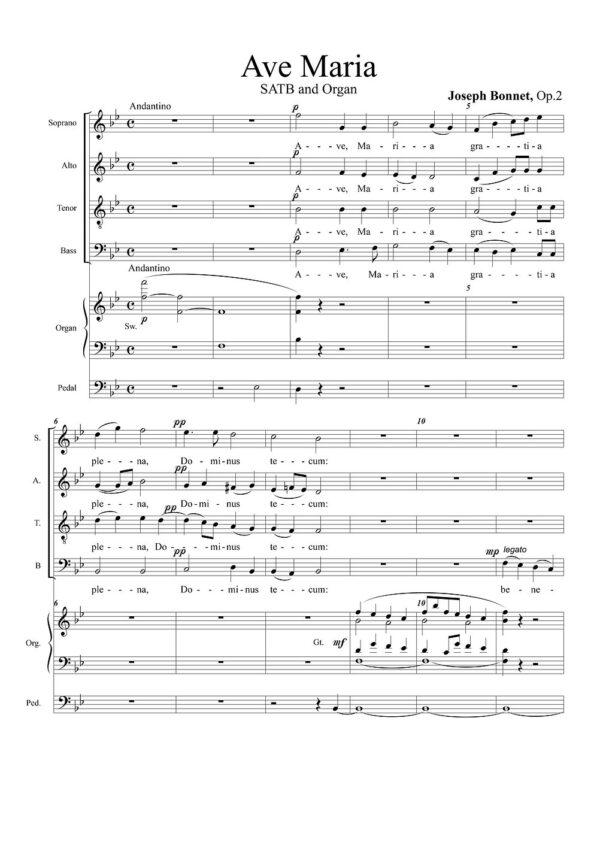 Ave Maria - Bonnet Joseph