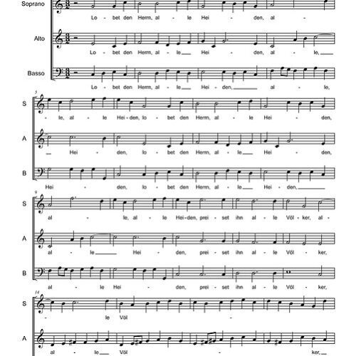 Lobet den Herrn - Telemann