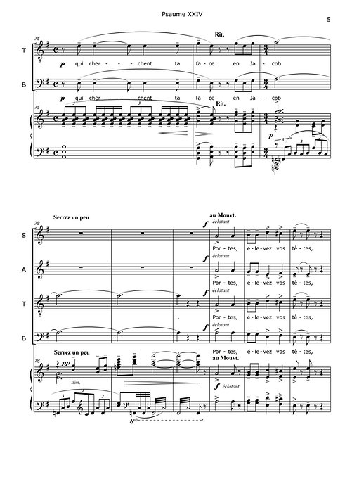 Psaume No.24 - Boulanger Lili