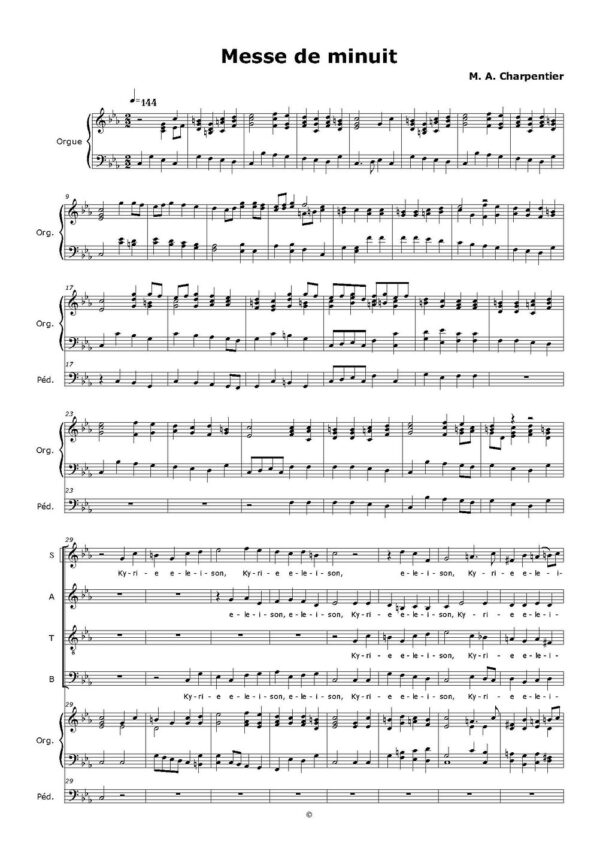 Messe de minuit - Charpentier Marc-Antoine