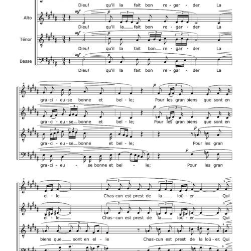 Trois chansons - Debussy Claude