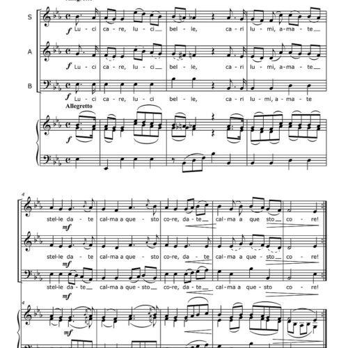 Notturno 5: Luci care, luci belle - Mozart Wolfgand Amadeus