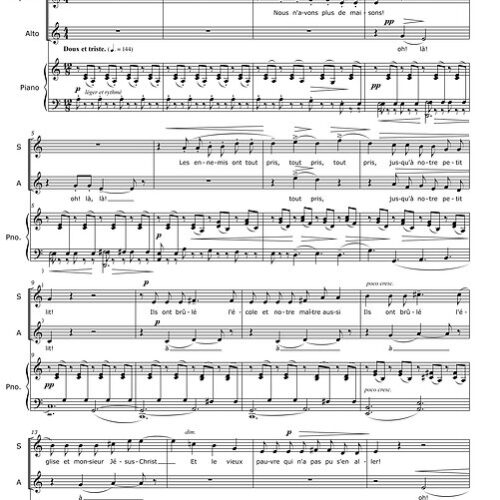 Noël des enfants qui n'ont plus de maisons - Debussy Claude