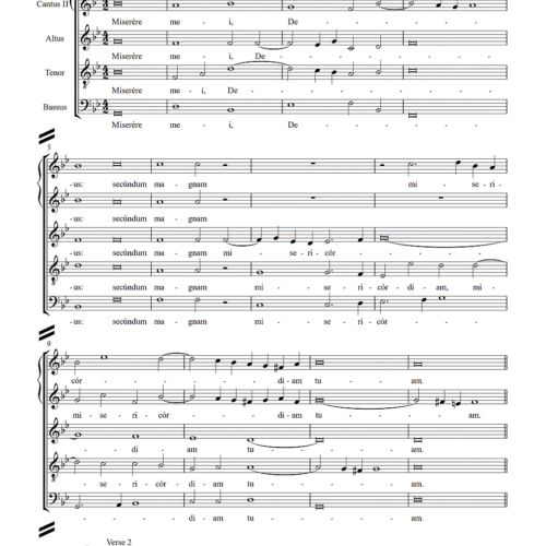 Miserere mei, Deus - Allegri Gregorio