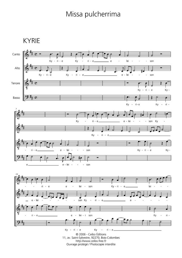 Messe Pulcherrima - Piekel Bartlomej