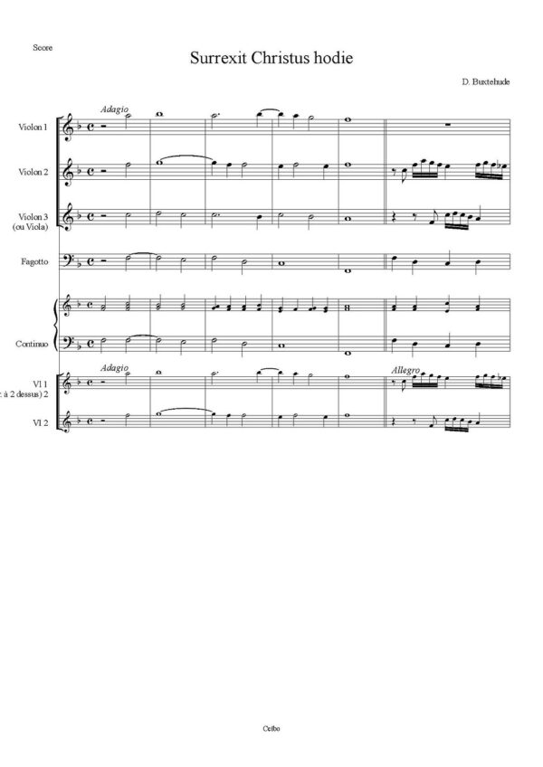 Surrexit Christus hodie - Buxtehude Dietrich